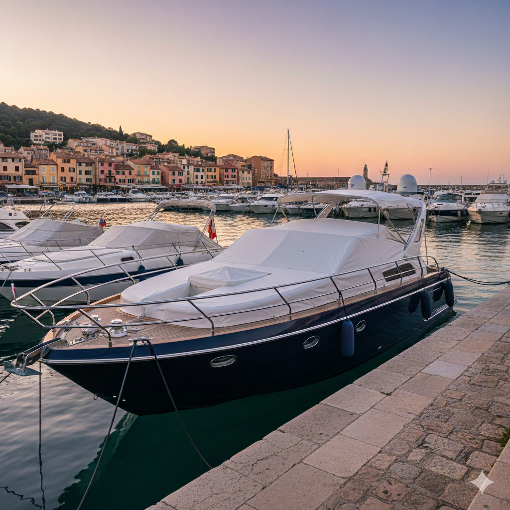 Housses & Bâches bateau — Sellerie Nautique Cannes